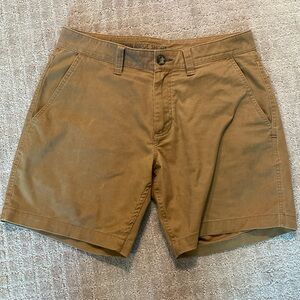 Toad & Co Mission Ridge Khaki Shorts -  Size 32